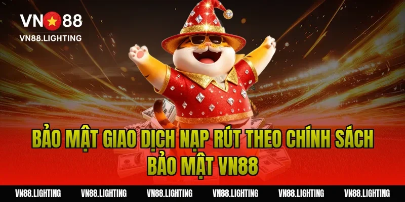Chính sách bảo mật VN88 – Bảo vệ thông tin người chơi 7 Bảo mật giao dịch nạp rút theo chính sách bảo mật VN88