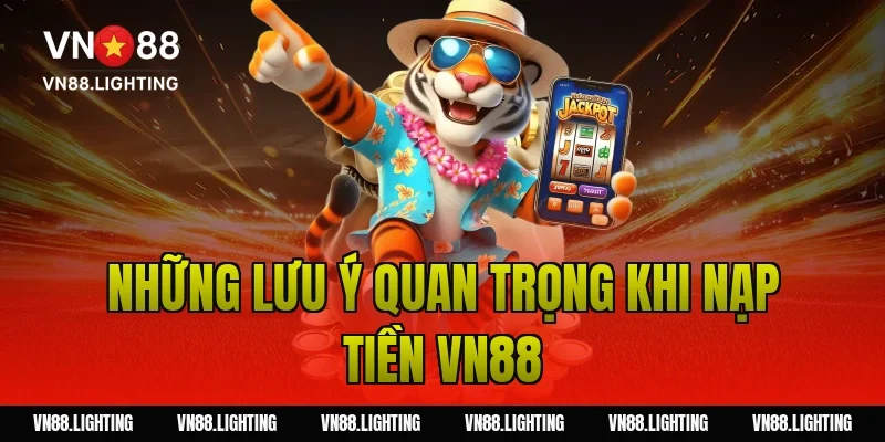 Nạp tiền VN88 – Hướng dẫn nạp nhanh, nhận ưu đãi cực đã 4 Những lưu ý quan trọng khi nạp tiền VN88